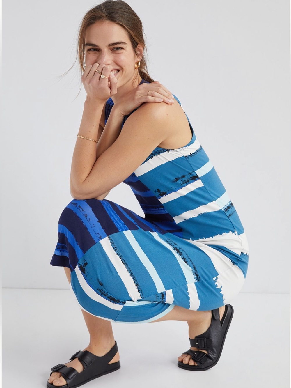 Anthropologie Corey Lynn Calter stripped dress - Picture 4 of 10